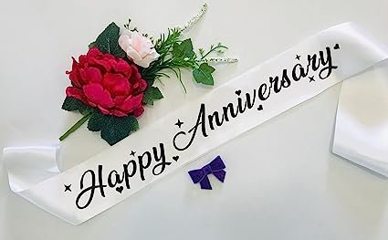 Happy Anniversary Sash